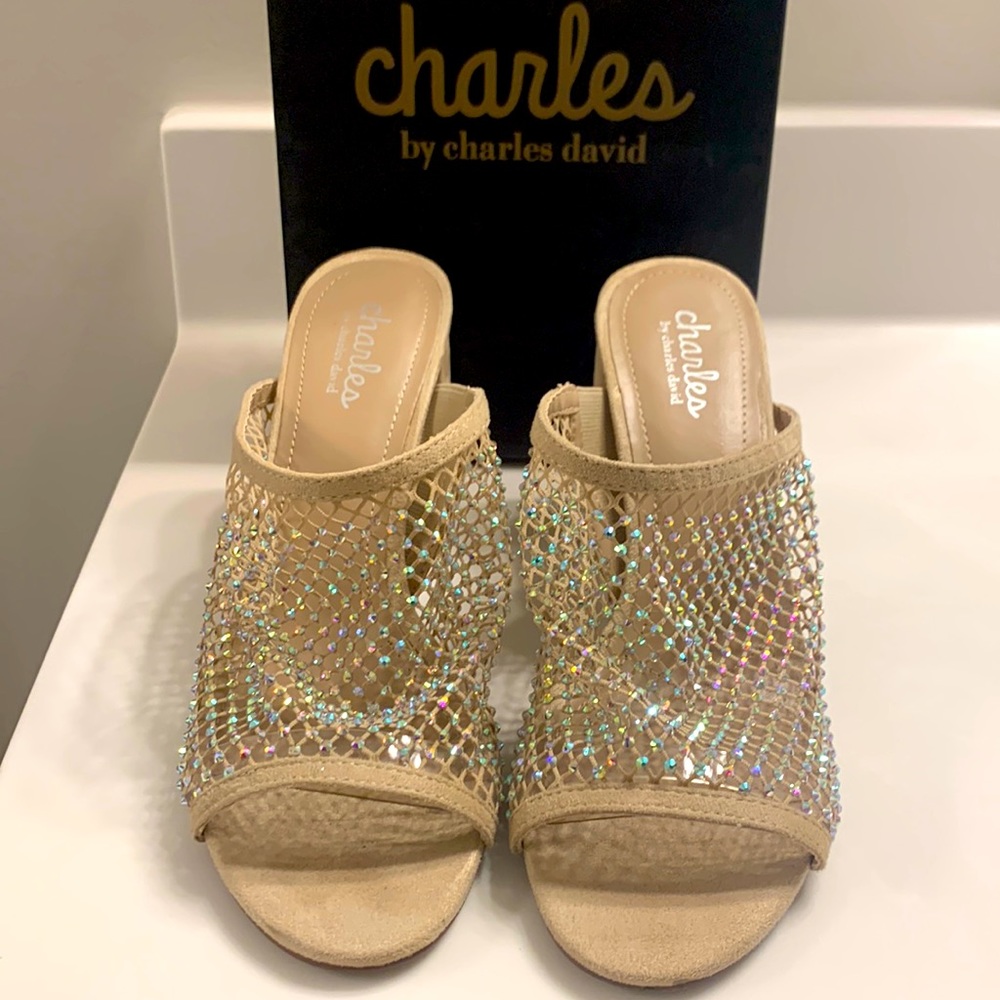 Charles by Charles David Rhinestone Heels